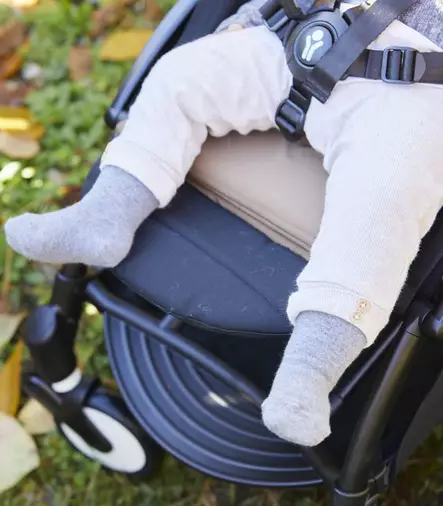 Stokke YoYo Leg rest jalkatuki, Black rattaissa. - Andra tillbehör - 646701 - 2