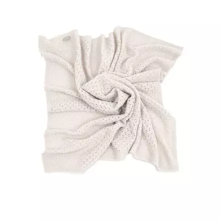Stokke neulehuopa Merino Wool blanket Birch Beige vauvan sänkyyn. - Täcken och kuddar - 710101 - 2