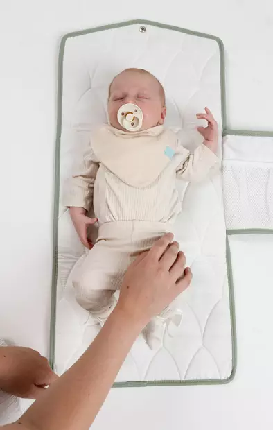 Najell matkahoitoalusta Agave Green vaipanvaihtoon. - Skötbäddar - N02310801 - 2