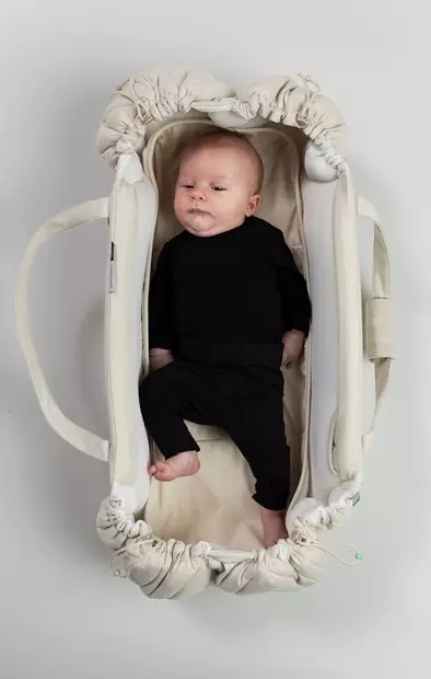 Najell SleepCarrier X kosteussuoja Soft Beige, suojaa kantokassin kosteudelta ja lialta. - Liggvagnar och bärväskor - N15611401 - 2
