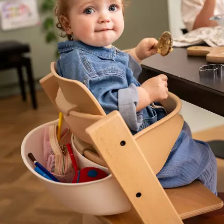 Tripp Trapp syöttötuoli Natural Baby Setilla. - Matstolar för barn - 100101STA3in1 - 2