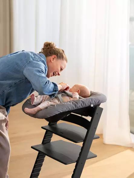 Tripp Trapp tuoli Black Newborn Setilla. - Matstolar för barn - 100103STA3in1 - 2