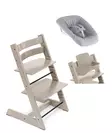 Tripp Trapp Starttipaketti Stokke 3 in 1 Cashmere Grey. - Matstolar för barn - 100139CGSTA3in1 - 1