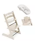 Tripp Trapp Starttipaketti Stokke 3 in 1 Vanilla White. - Matstolar för barn - 100139VVSTA3in1 - 1