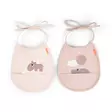 Done By Deer Tiny pocket bib ruokalaput Happy Clouds Powder. - Haklappar - 1343441 - 2