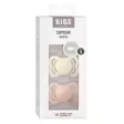 Bibs Supreme silikonitutti Ivory/Baby Blush pakkaus. - Nappar och napphållare - 160221 - 2