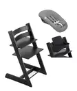 Tripp Trapp starttipaketti Stokke 3 in 1 Oak Black. - Matstolar för barn - 495202STA3in1 - 1