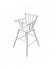 Perinteinen sy=C3=B6tt=C3=B6tuoli Valkoinen. - Matstolar för barn - 50011 - 1