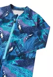 Reima Moomin Sandig UV-uimapuku Turquoise Blue, pitkä vetoketju helpottaa pukemista. - Baddräkter och UV-kläder - 5200357A-6151 - 4