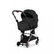 Cybex Coya/Mios Style vaunukoppa Sepia Black matkarattaan rungossa. - Liggvagnar och bärväskor - 526000451 - 2