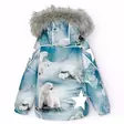 Molo talvitakki Hopla Fur Polar Bear Joy takaa. - Barn vinterjackor - 5W24M3189111 - 2