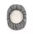 Stokke Nomi Newborn Set Black/Grey Sand käännettävä kangas on helppo asettaa paikoilleen. - Stokke Nomi matstolar för barn - 625911 - 4
