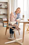 Stokke Nomi Natural/White tuoli Baby Setilla taaperolle. - Stokke Nomi matstolar för barn - 626501STA4in1 - 3