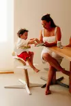 Stokke Nomi Oak/White tuoli Baby Setilla. - Stokke Nomi matstolar för barn - 626601stSTA4in1 - 2