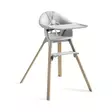 Syöttötuoli Stokke Clikk Bamboo Cloud Grey. - Matstolar för barn - 695801 - 1