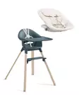 Starttipaketti Stokke Clikk Bamboo 2in1 Fjord Blue. - Matstolar för barn - 695803STA2in1 - 1