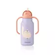Liewood juomapullo Kimmie 250 ml Cat/Warm lilac -kuosilla. - Vattenflaskor och flaskor med sugrör - 19618-2781 - 3