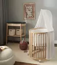 Verho tekee pinnasängystä suojaisan pesän. - Stokke Sleepi produkter - 599301 - 5