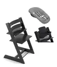 Tripp Trapp Starttipaketti Stokke 3 in 1 Black. - Matstolar för barn - 100103STA3in1 - 1