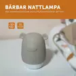 Zazu yövalo Benny the Bear taupe yöpöydälle. - Nattlampor och musikleksaker för barn - ZA-BENNY-01 - 6