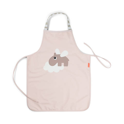 Done By Deer Kids Apron esiliina Happy Clouds Powder. - Haklappar - 1343541 - 1