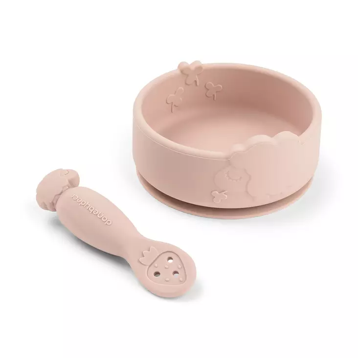 Silikonikulho ja -lusikka Done By Deer Sheepy Powder. - Tallrikar och skålar - 1569651 - 1