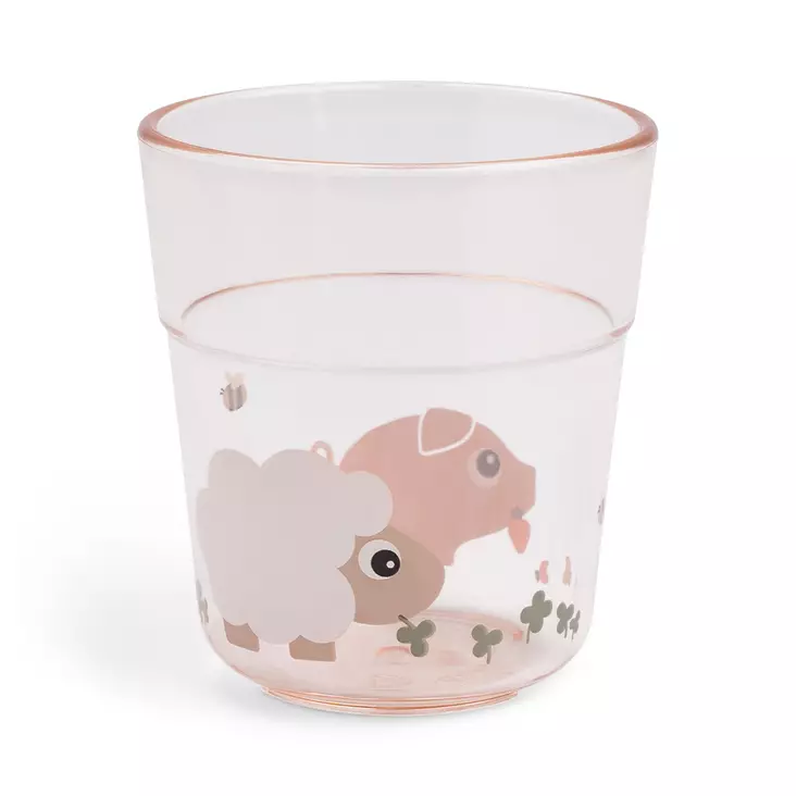 Done By Deer Glass L muki Tiny Farm Powder. - Muggar och pipmuggar - 1956471 - 1