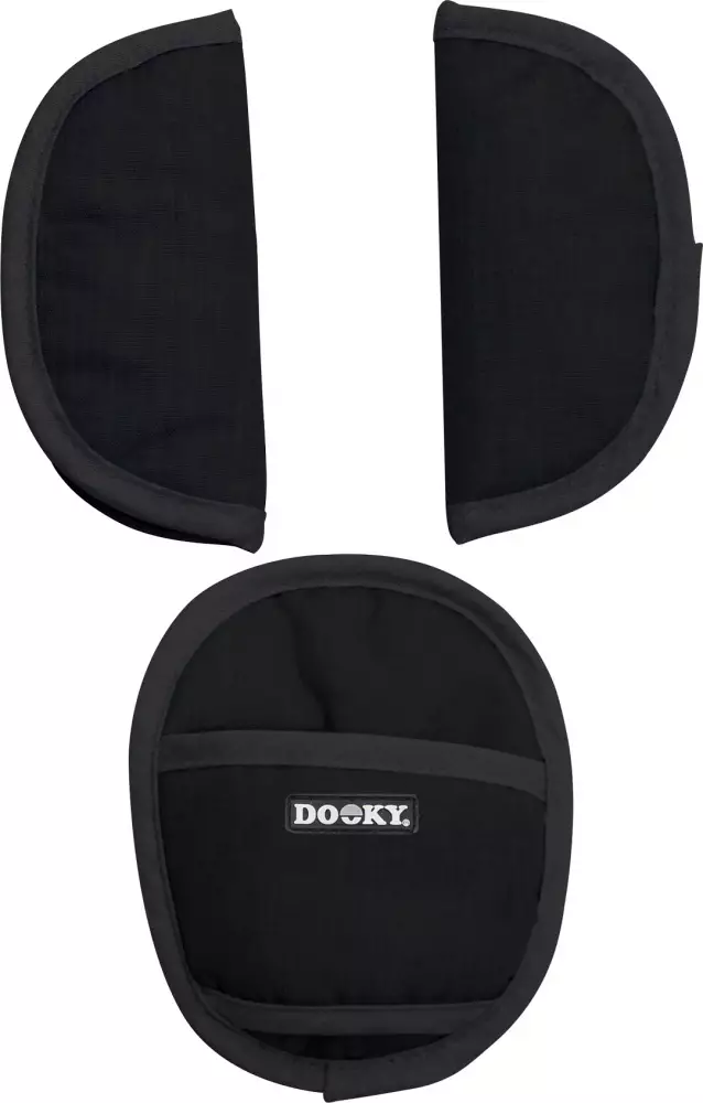 Dooky turvavyönpehmusteet Black Universal pads. - Övriga tillbehör för bilbarnstolar - 2026941 - 1