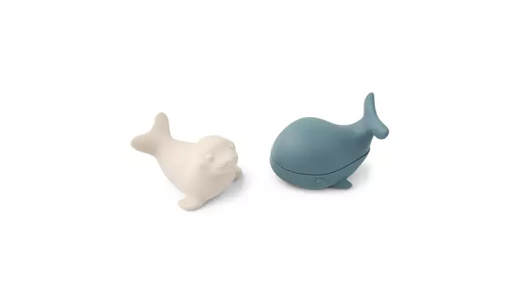 Liewood kylpylelu Duncan Arctic Whale Blue, Sandy. - Badleksaker och badtermometrar - 20422-1211 - 1