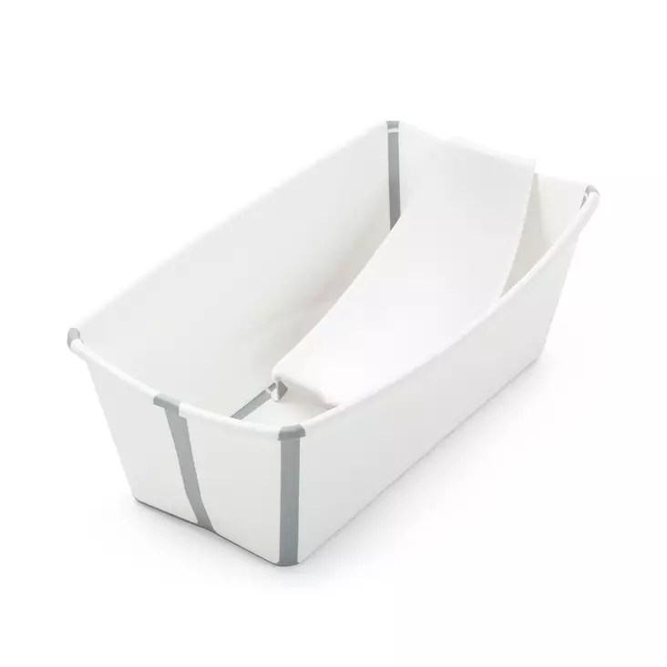 Stokke Flexi Bath kylpyamme+ kylpytuki White. - Badkar och badstöd - 531501 - 1