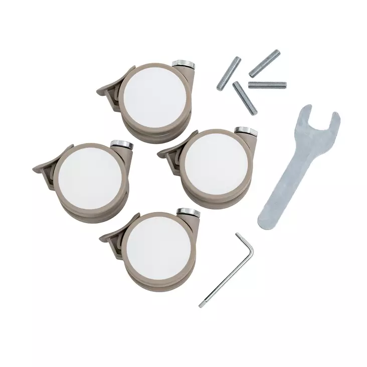 Stokke Nighti Bed Wheels Beige. - Spjälsängar och barnsängar - 690501 - 1