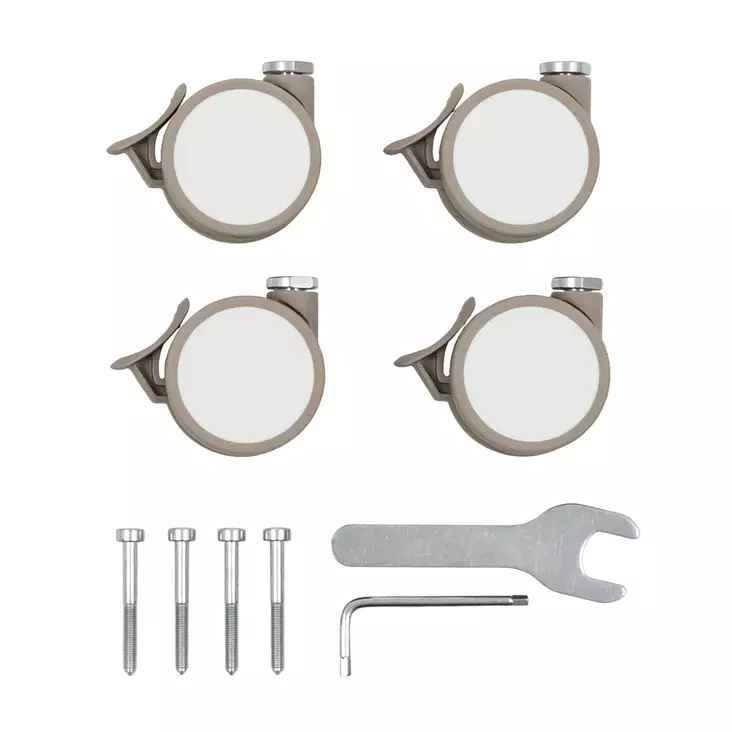 Stokke Sleepi Wheels pinnasängyn renkaat beige. - Stokke Sleepi produkter - 709101 - 1