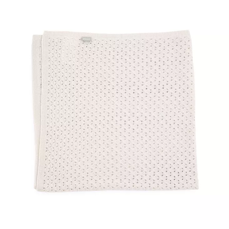 Stokke neulehuopa Merino Wool blanket Birch Beige. - Täcken och kuddar - 710101 - 1