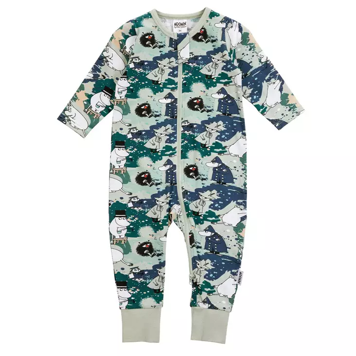 Martinex Muumi Vesiv=C3=A4rit Pyjama vihre=C3=A4. - Bebis pyjamasar - 72586961 - 1