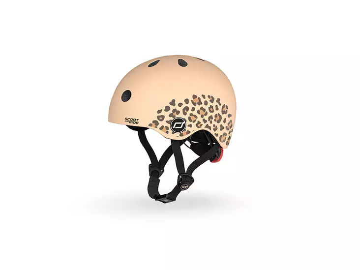 Scoot & Ride lasten pyöräilykypärä XXS Leopard. - Cykelhjälmar - 96561 - 1