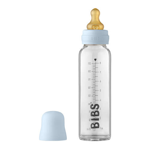 Bibs lasituttipullo 225 ml Baby Blue. - Nappflaskor och flasknappar - BIBGB5014231 - 1