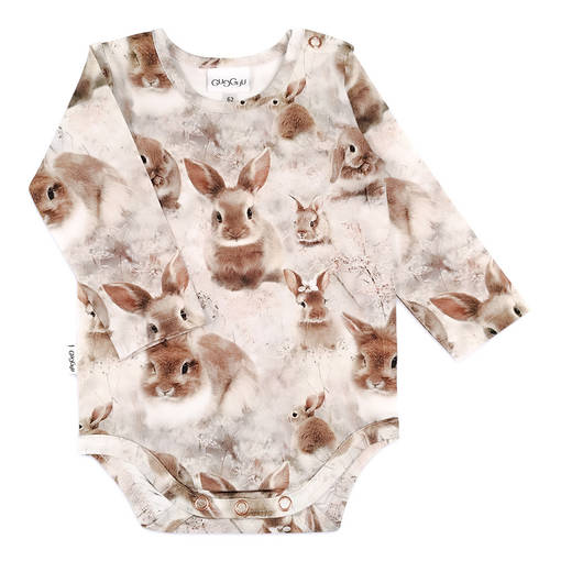 Gugguu Print Body Winterbunnies. - Bodys och tröjor - GUGBP00011 - 1