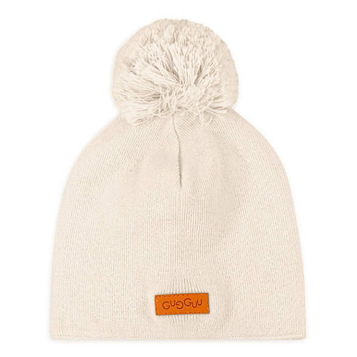 Gugguu Puuvillapipo Tuft Beanie Cement. - Barnmössor - GUGCO7191 - 1