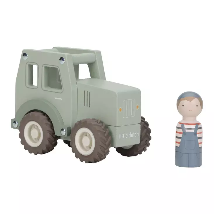 Little Dutch Traktori figuurilla. - Träleksaker - LD2551 - 1