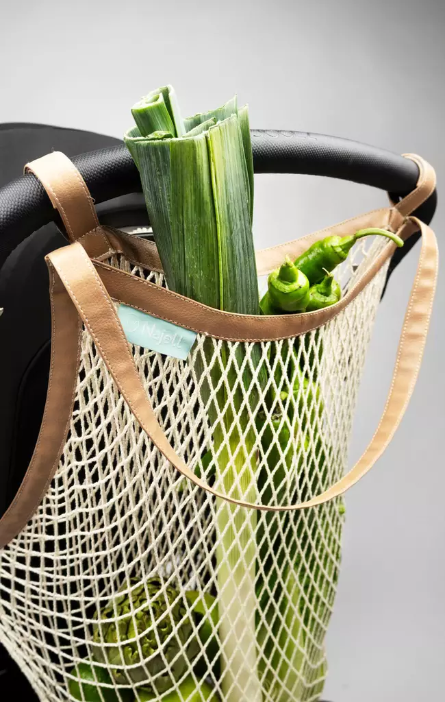 Najell verkkokassi Stroller Shopping bag Ivory White. - Skötväskor och organizers - N06700601 - 1