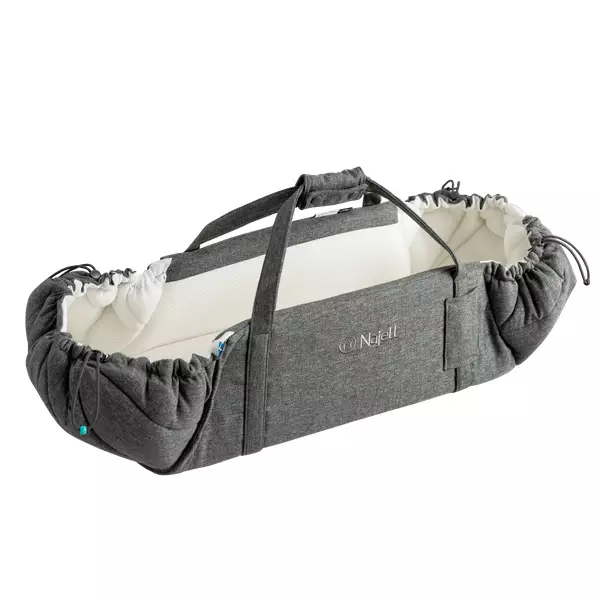 Najell SleepCarrier X kantokassi Stormy Grey. - Liggvagnar och bärväskor - N20115801 - 1