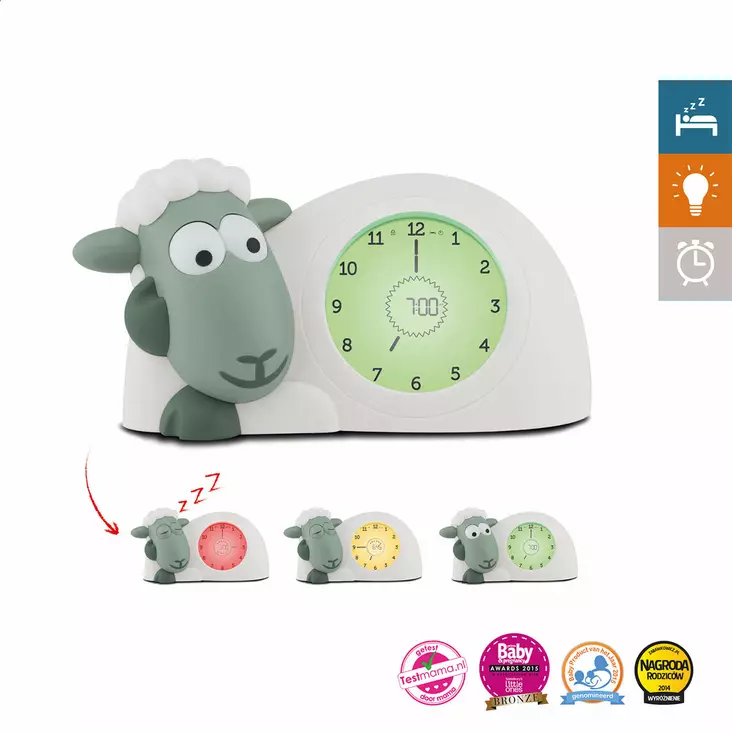 ZazuSleepTrainerSamSage-toiminnot - Nattlampor och musikleksaker för barn - ZA-SAM-11 - 1