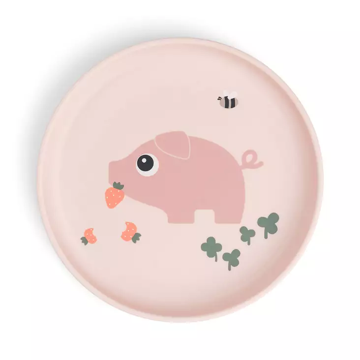 Done By Deer Foodie lautanen Tiny Farm Powder. - Tallrikar och skålar - 1756831 - 1