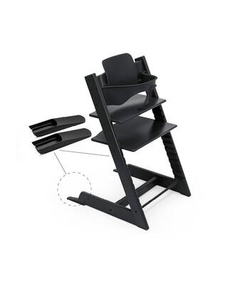 Stokke Tripp Trapp Baby Set 2 Black liukuesteill=C3=A4. - Stokke Tripp Trapp produkter - 650002 - 2