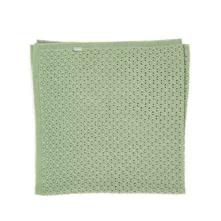 Stokke neulehuopa Merino Wool blanket Sage Green. - Täcken och kuddar - 710102 - 1