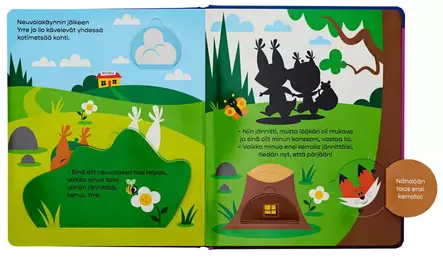 Oppi & Ilo Luukkukirja Yrre ja Ilo neuvolassa, sisäsivut metsä. - Aktivitetsböcker - WS6370552 - 2