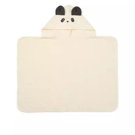 Liewood huppupyyhe Vilas Panda Creme de la creme. - Badcapes - 20747-1002 - 1