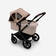 Bugaboo Donkey 5 Breezy sun canopy Dune Taupe kuomu jatkettuna. - Andra tillbehör - S001261D3022 - 3