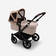 Bugaboo Donkey 5 Breezy sun canopy Dune Taupe vaunuissa. - Andra tillbehör - S001261D3022 - 2
