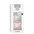 Bibs Supreme silikonitutti 2 kpl 0-6kk, Haze/Blossom pakkaus. - Nappar och napphållare - 160352 - 2